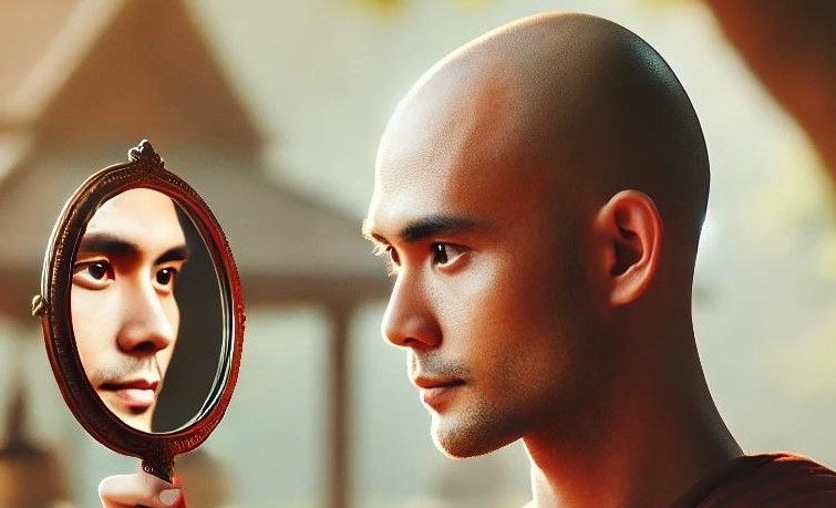 You are currently viewing The Monk and the Mirror: A Story of Self-Reflection